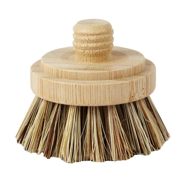 Modular Bamboo Dish Brush– Coconut Bristles: Full Brush