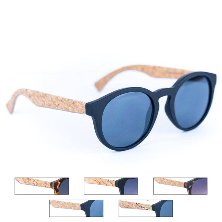Women's Cork Sunglasses with UV Protection(Including case)