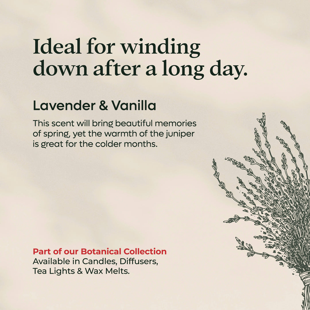 Lavender and Vanilla Tea Lights | Rapeseed & Coconut wax