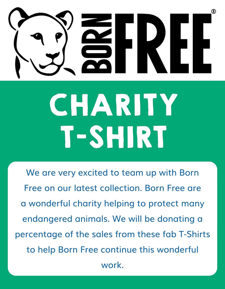 Organic Born Free Tiger Applique Long-Sleeved T-Shirt
