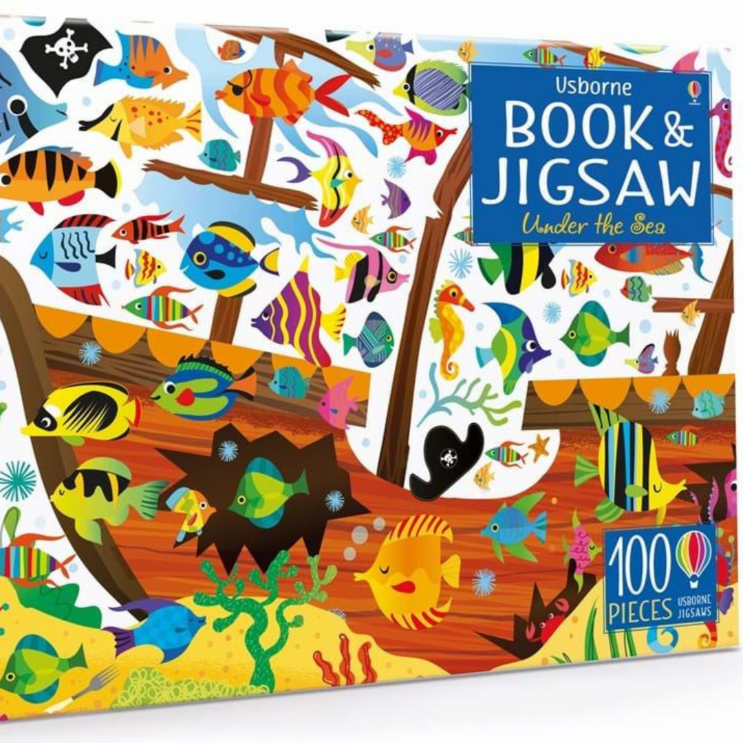Usborne Book & Jigsaw: Under The Sea (100 pieces)