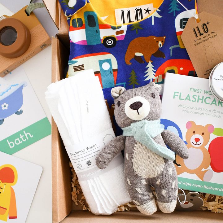New Baby Giftbox - Camping Bear