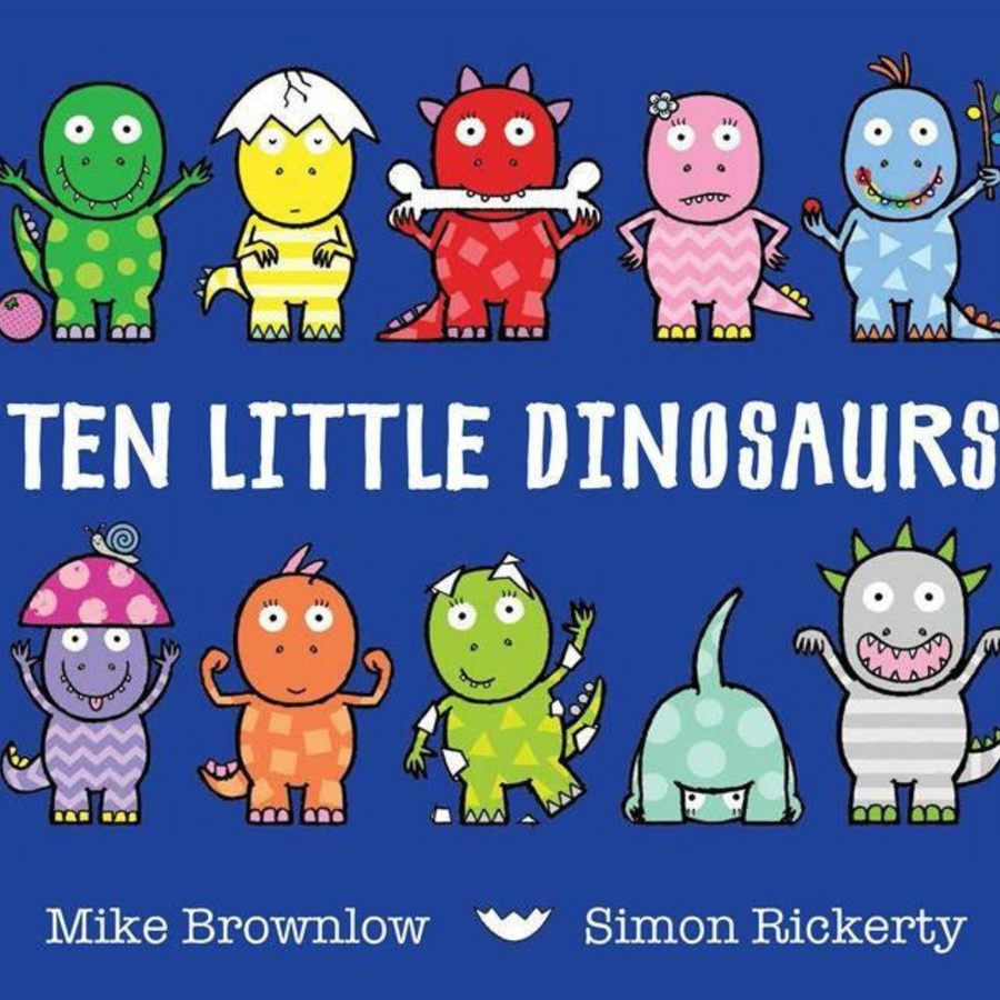 Ten Little Dinosaurs Board Book - Eco Baby Box