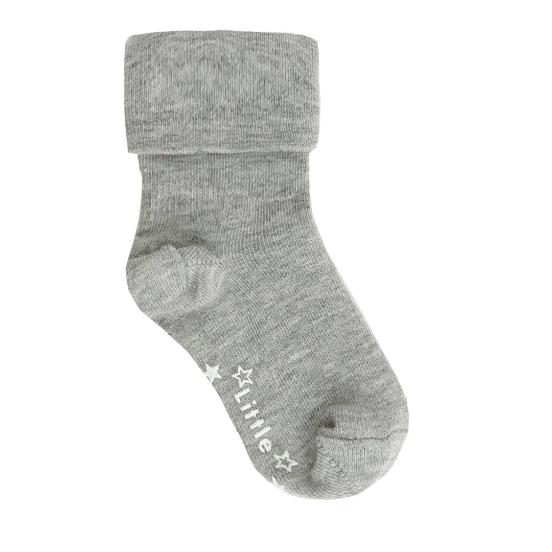 Non-Slip Stay on Baby and Toddler Socks - Grey Sky