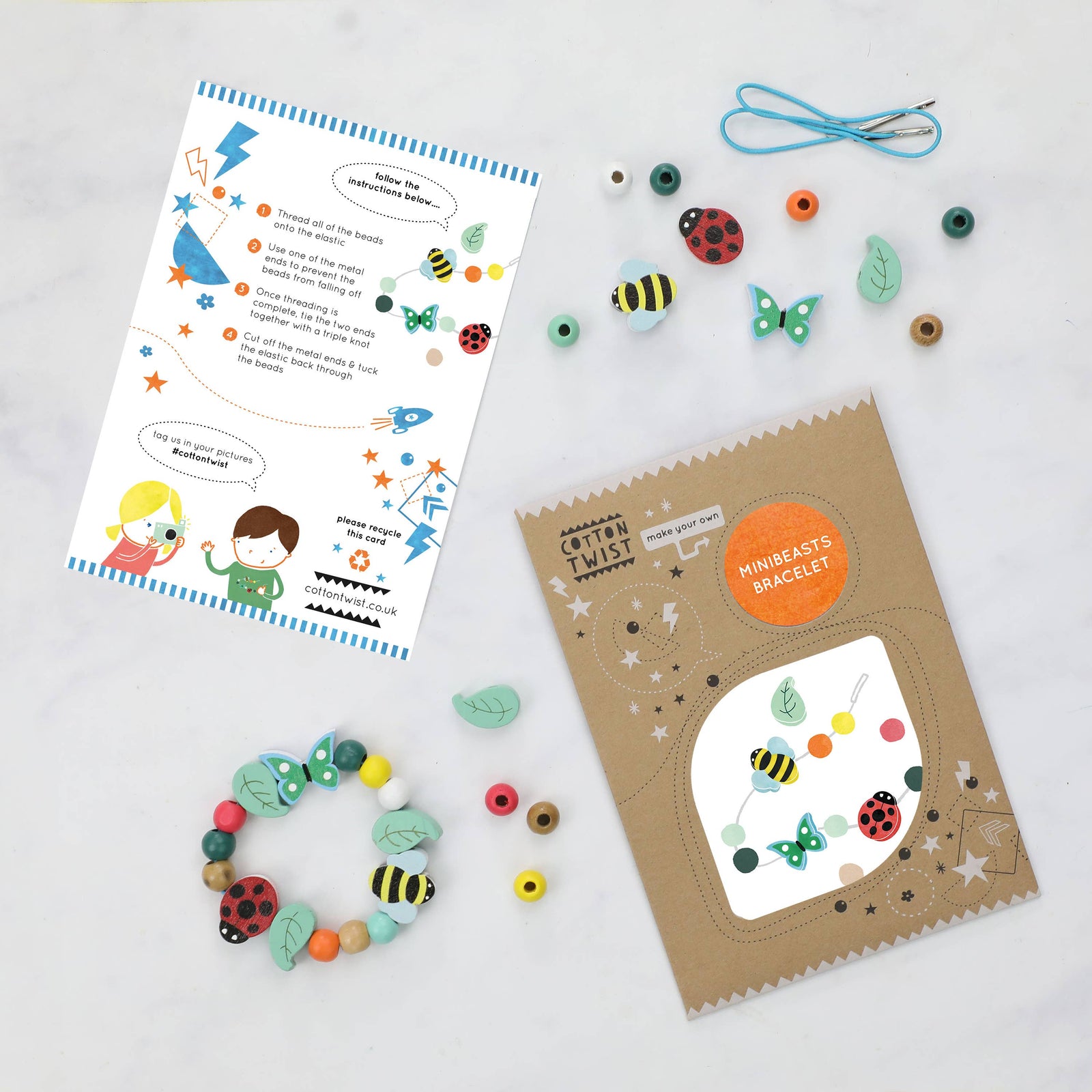 Make Your Own Minibeast Bracelet - Eco Baby Box