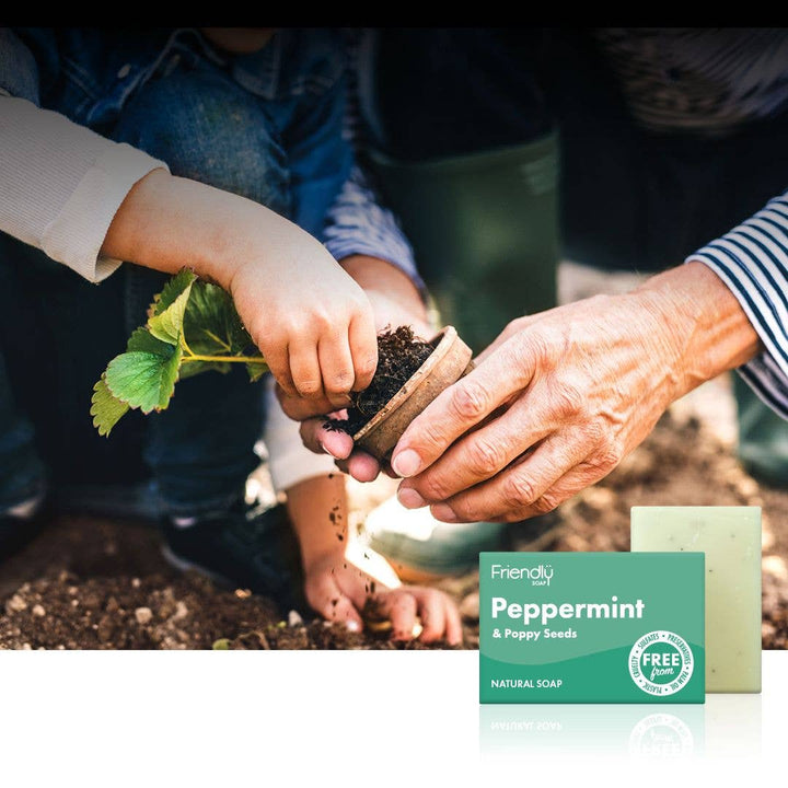 Peppermint & Poppy Seeds Eco Friendly Soap Bar