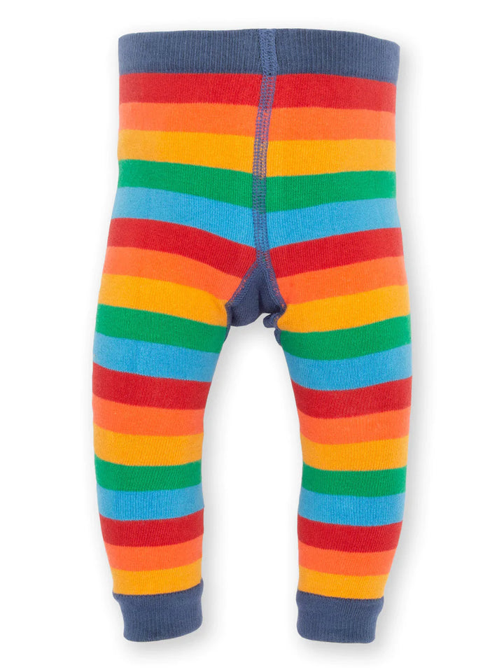 Rainbow sun knit leggings (GOTS)