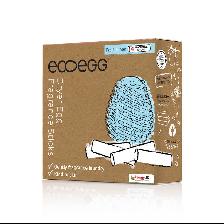 ecoegg Refill Fragrance Sticks for Dryer Eggs - Fresh Linen