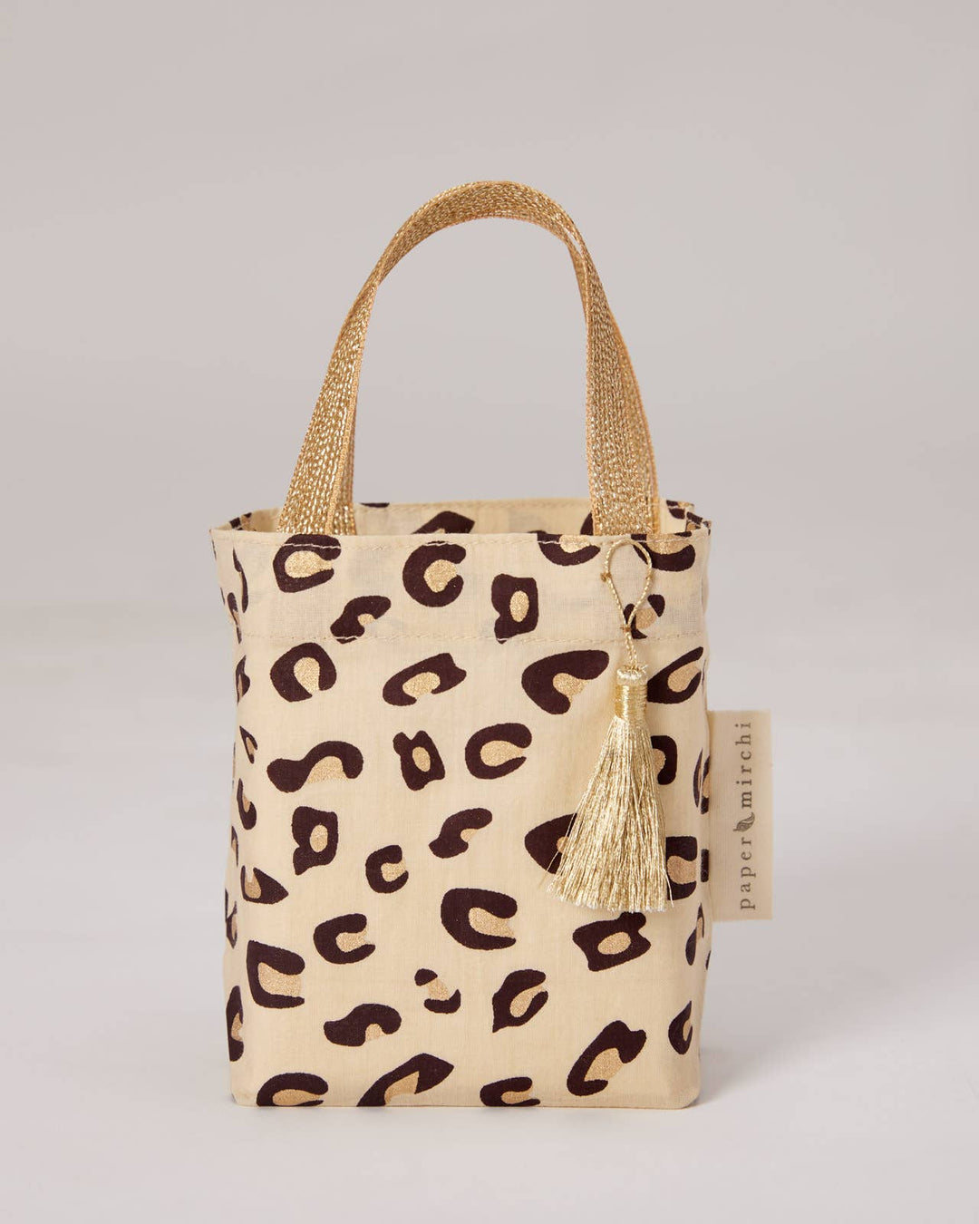 Reusable Fabric Gift Bags Tote Style - Animal pattern