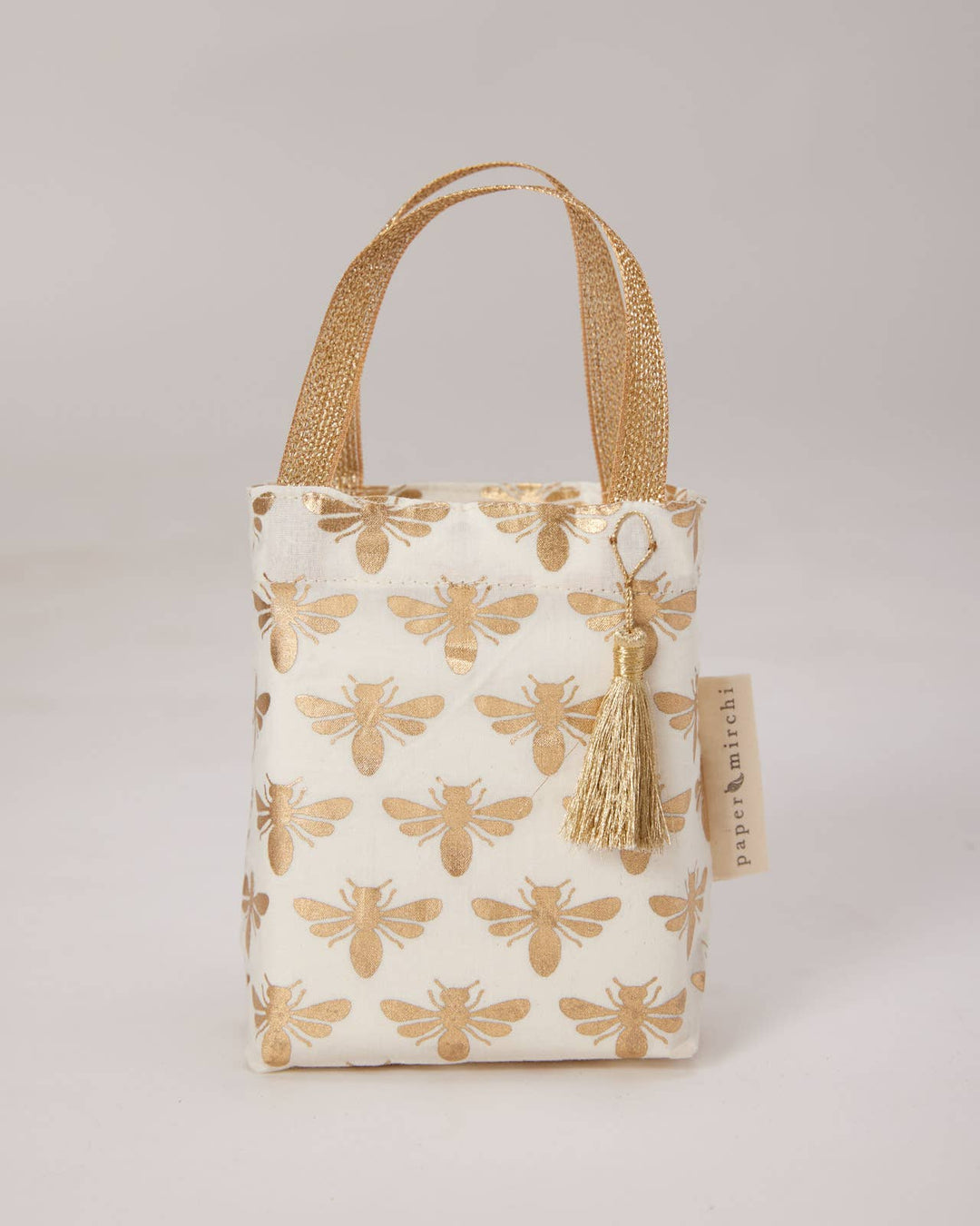 Reusable Fabric Gift Bags Tote Style - Vanilla Bees