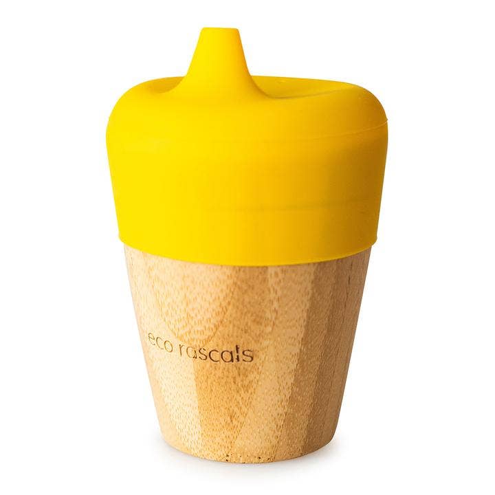 Small Cup with Sippy Feeder (Blue, Green, Pink, Yellow) - Eco Baby Box