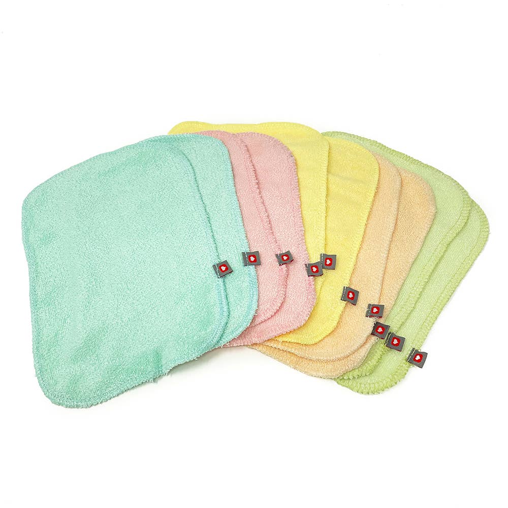 Pop-in Reusable Bamboo Refill Baby Wipes (Pack with 10)