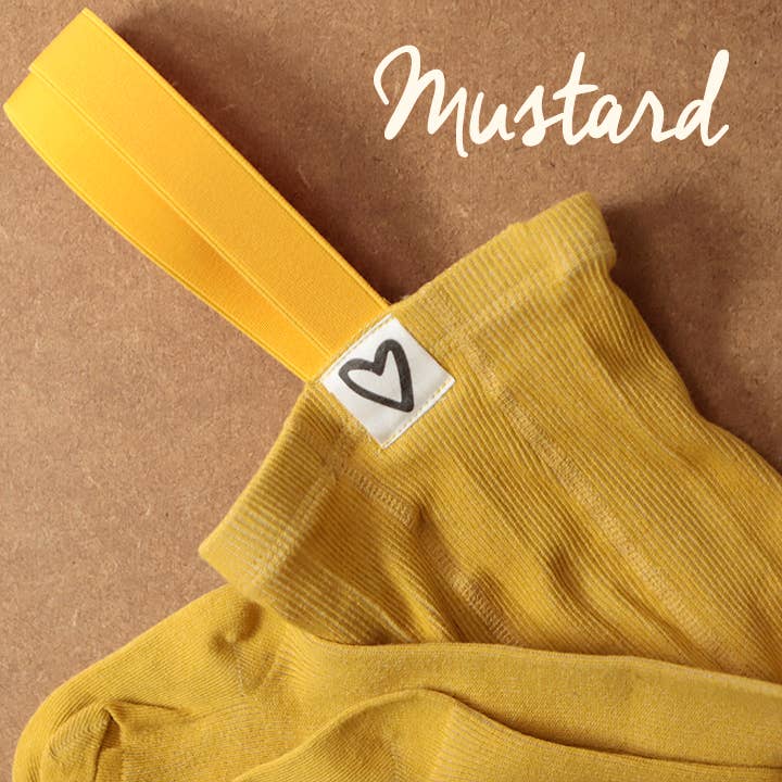 Baby Dungaree Tights - (Mustard)