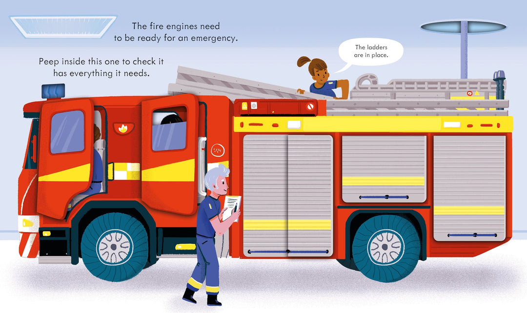 How A Fire Engine Works Peep Inside (Board)