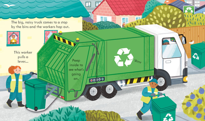 How A Recycling Truck Works Peep Inside (Board)