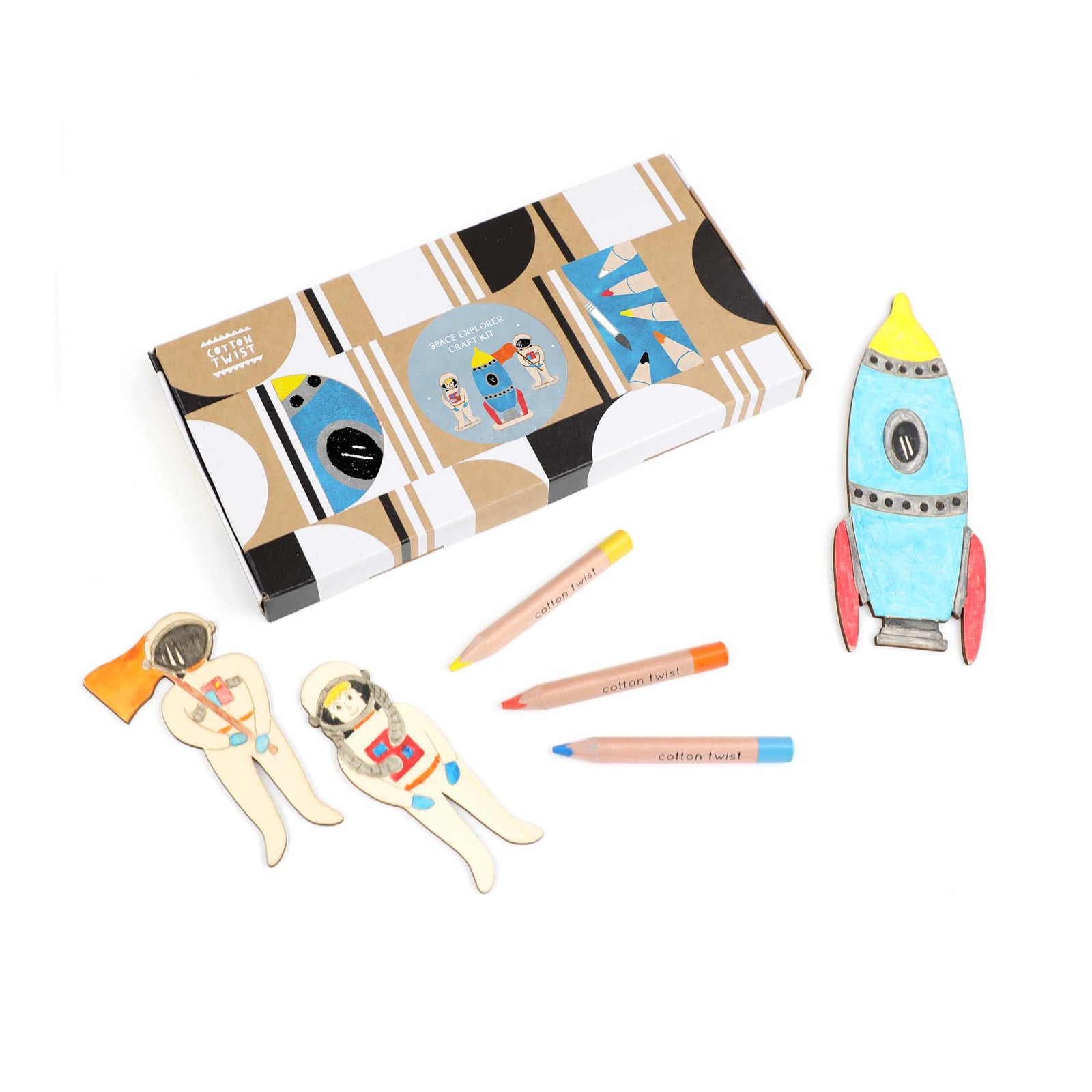 Make Your Own Space Scene Activity Kit - Eco Baby Box