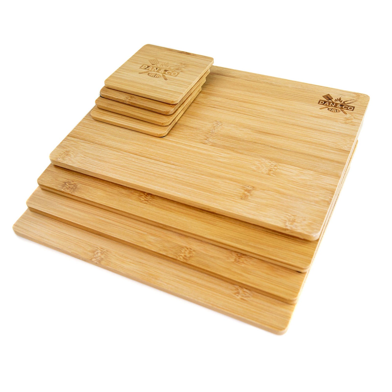 Dan & Co Bamboo Placemat & Coasters Set of 4