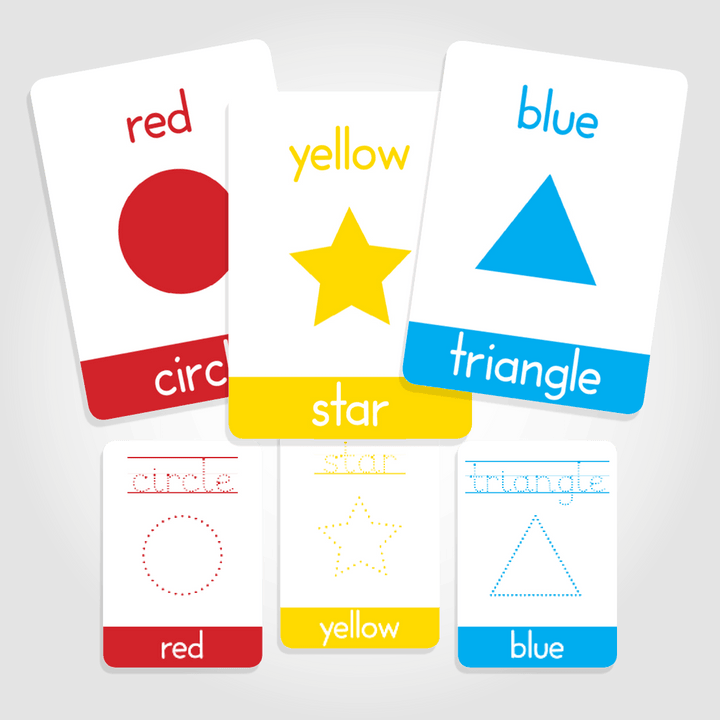 Baby & Toddler Colour & Shape Flashcards My Little Learner