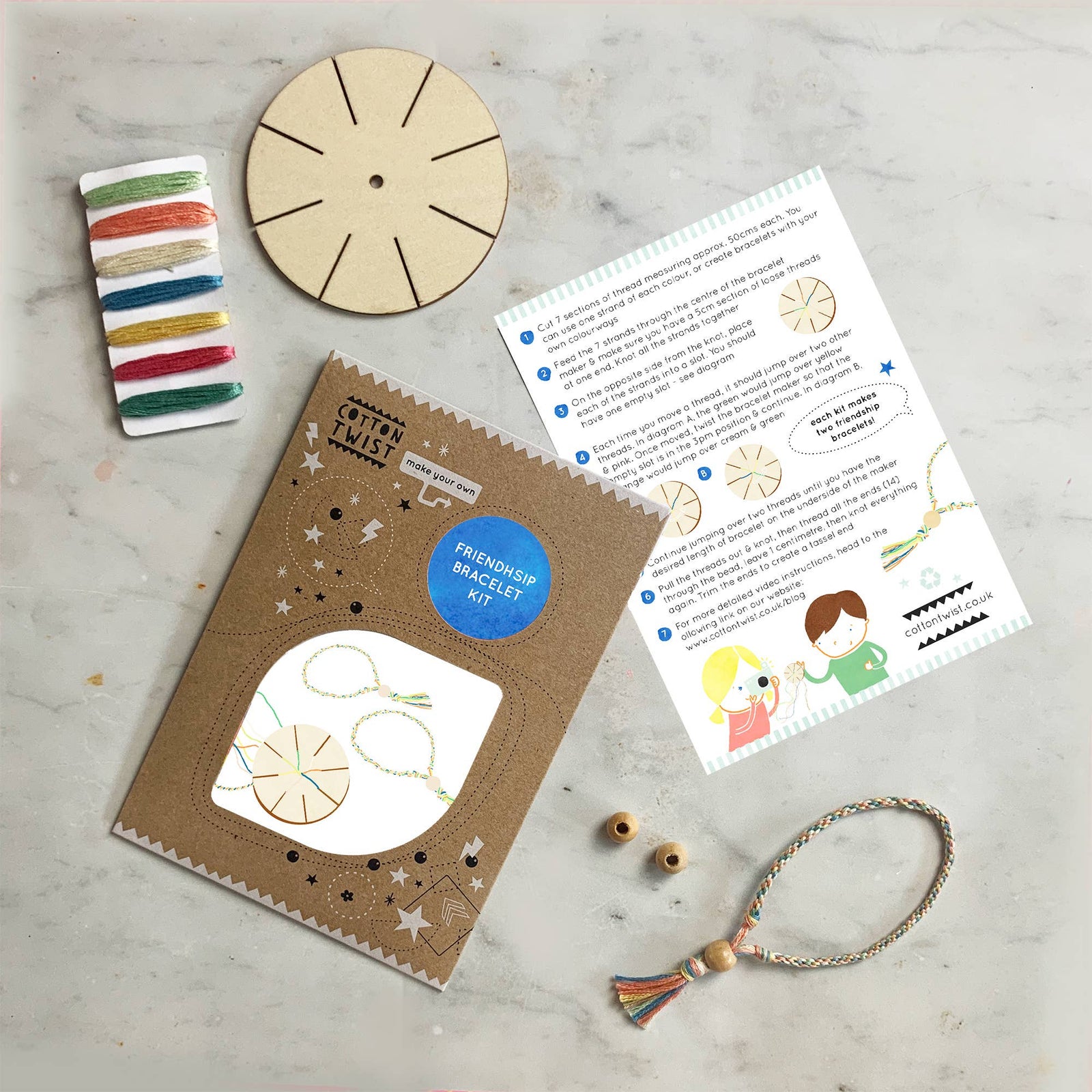 Make Your Own Friendship Bracelet Kit - The Eco Boutique