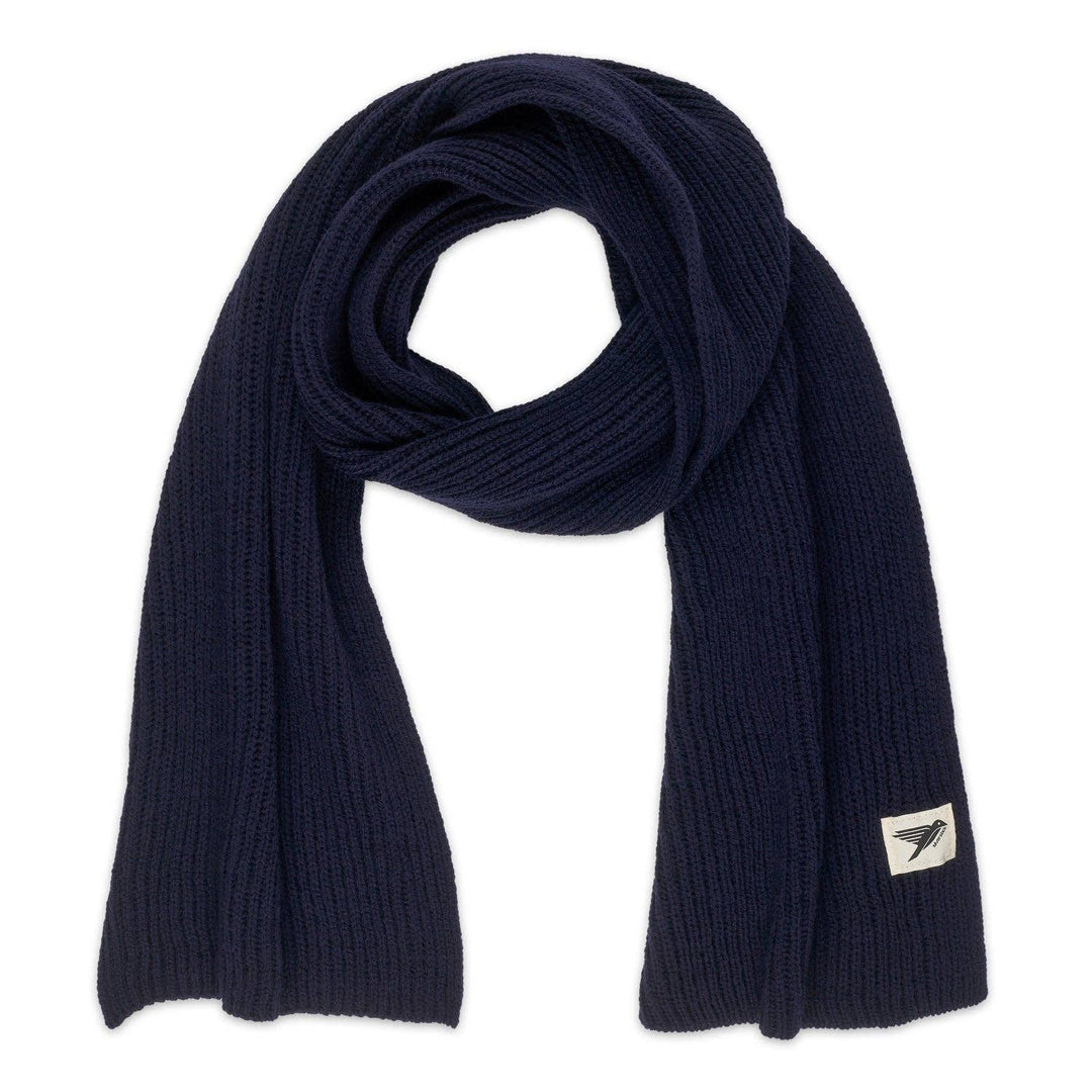 Cirrus Merino Wool Scarf in black.