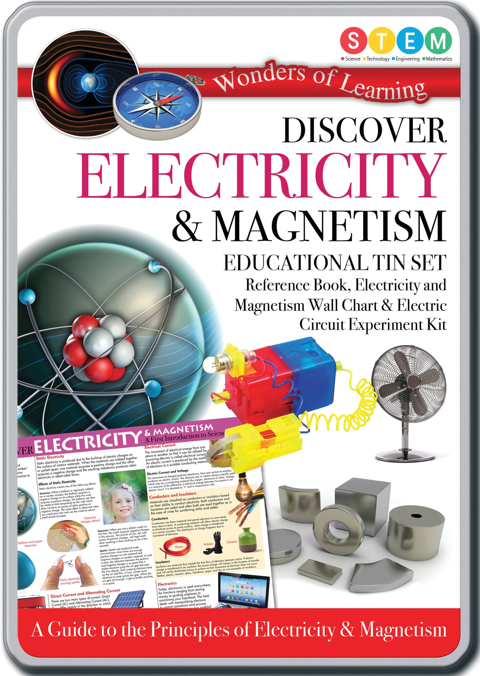 Discover Electricity and Magnetism - Tin Set