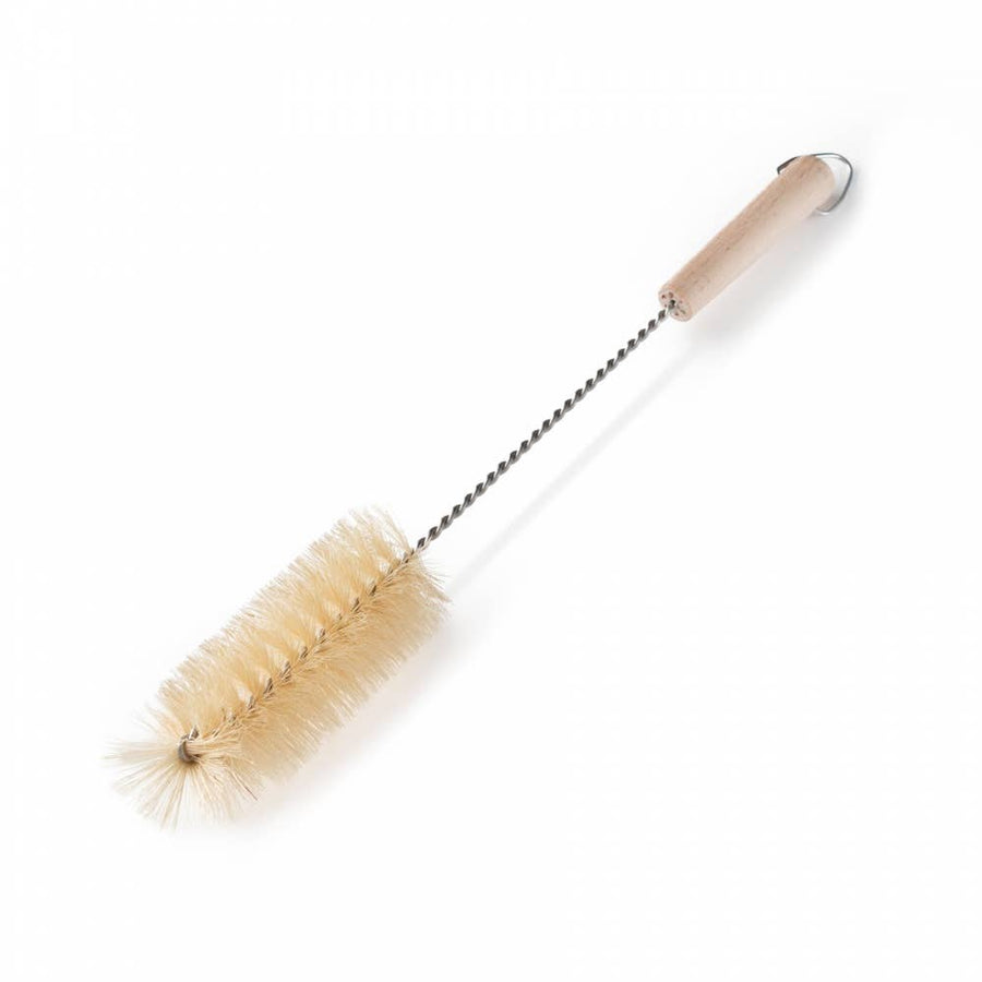 Vegan Bottle Brush made with natural plant bristles.