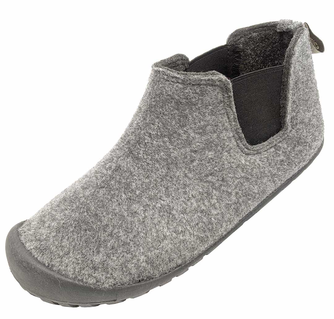 Gumbies brumby slipper boots grey & charcoal.