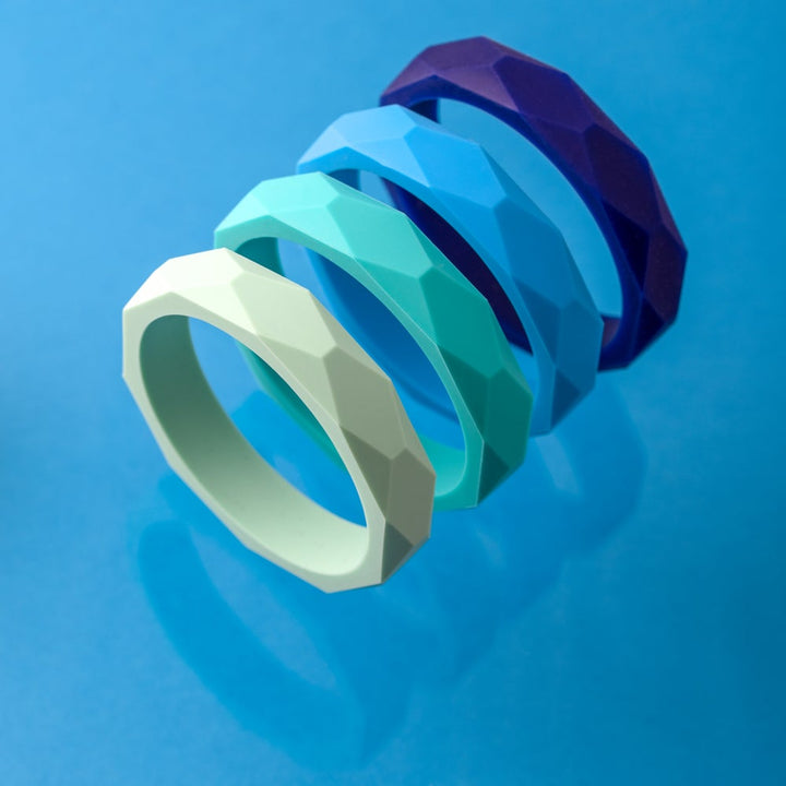 Geometric bangle/bracelet - (Cream/ Mint/ Marble/ Turquoise/ Black) - Eco BabyBox