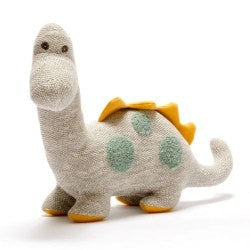 Baby Toys & Activity Equipment Knitted Organic Diplodocus large dinosaur Soft toy Best Years