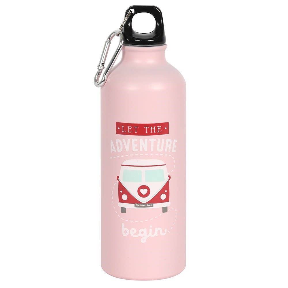 Let The Adventure Begin Reusable Metal Drinking Bottle