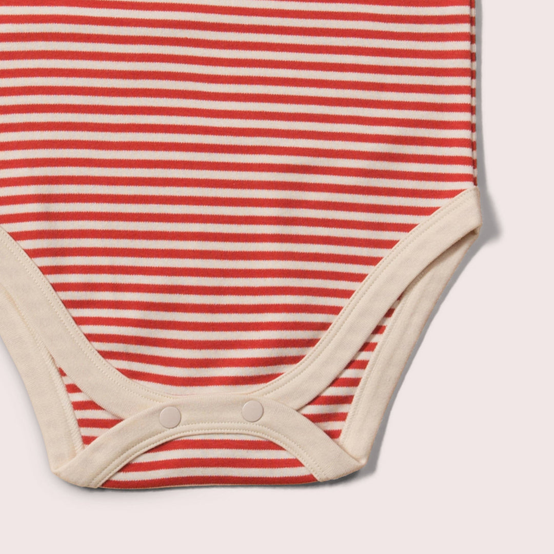 Red & Blue Striped Baby Bodies Set - 2 Pack - Eco Baby Box