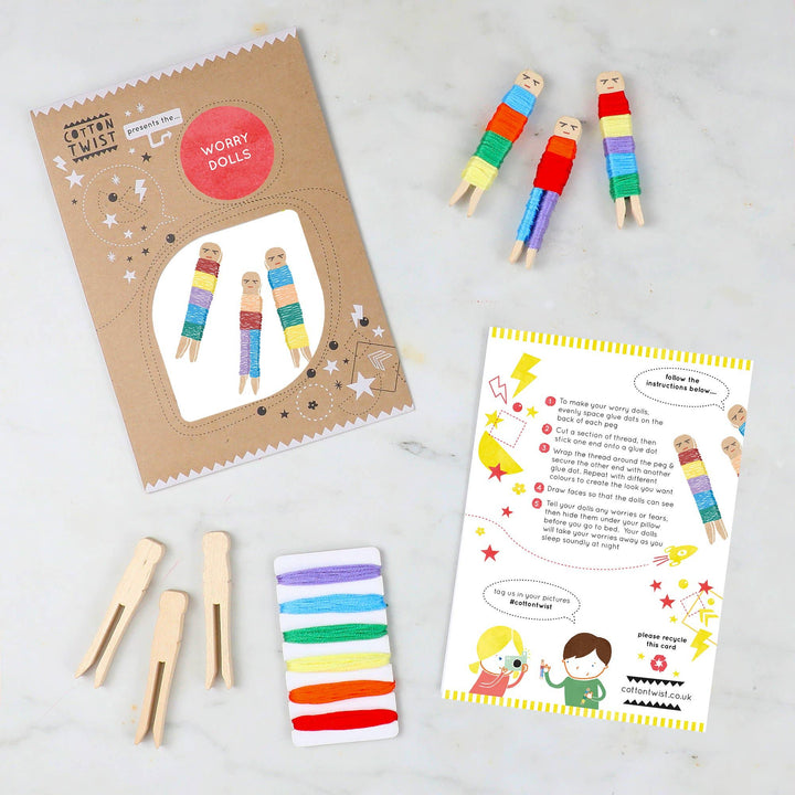 Make Your Own Worry Dolls Kit - The Eco Boutique 