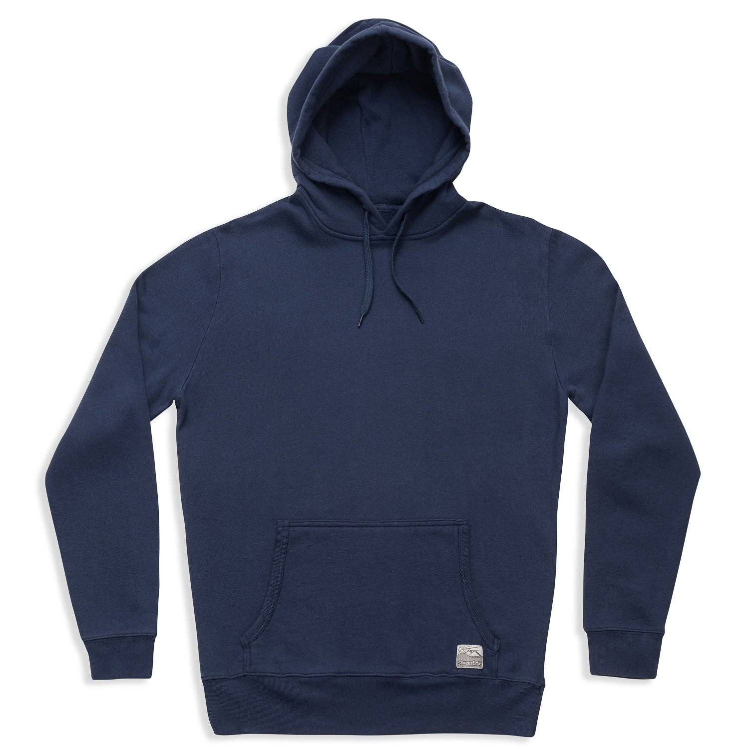 Mens Navy Hooded Top - Organic Cotton 