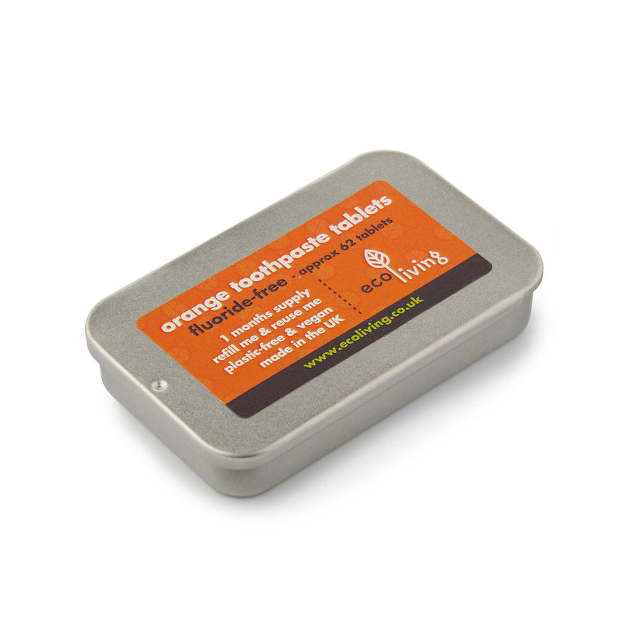 Natural Orange Toothpaste Tablets - Fluoride Free