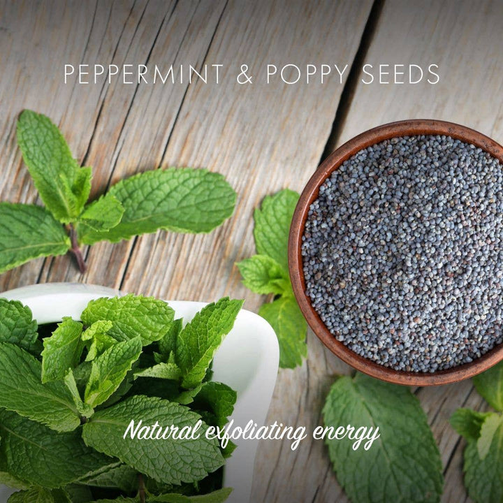 Natural Soap Bar - Peppermint and poppy seeds