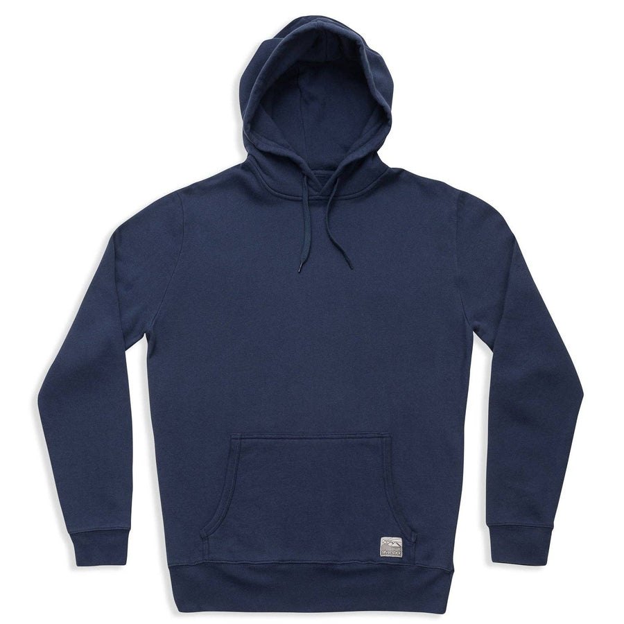 Men's Organic Navy Hooded Jumper