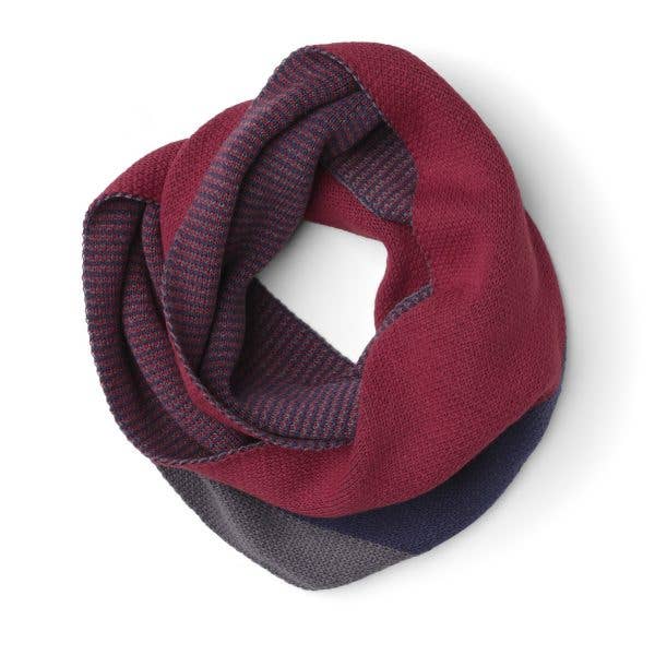 Recycled Polyester Snood - Mosaic Red