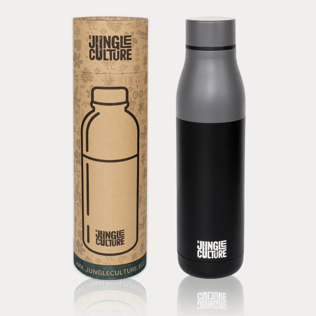 Reusable Stainless Steel Metal Water Bottles - 650ml