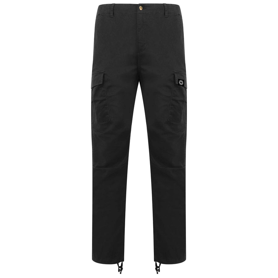 Organic cotton cargo trousers.