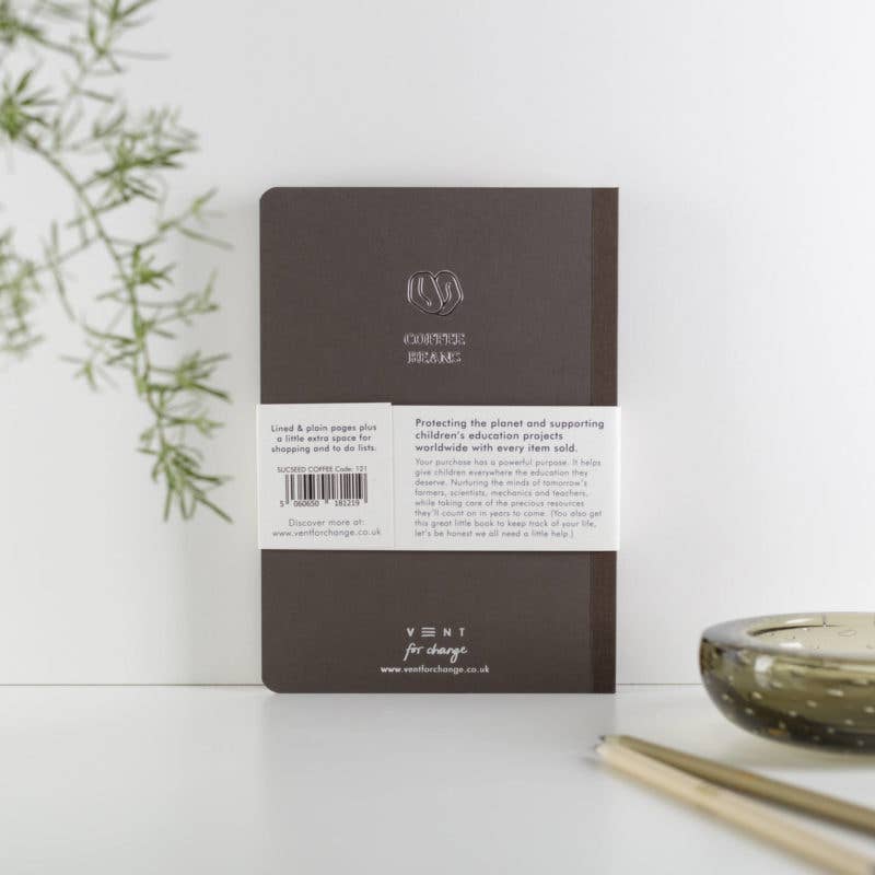 Sucseed A5 Notebook Coffee Bean - The Eco Boutique 