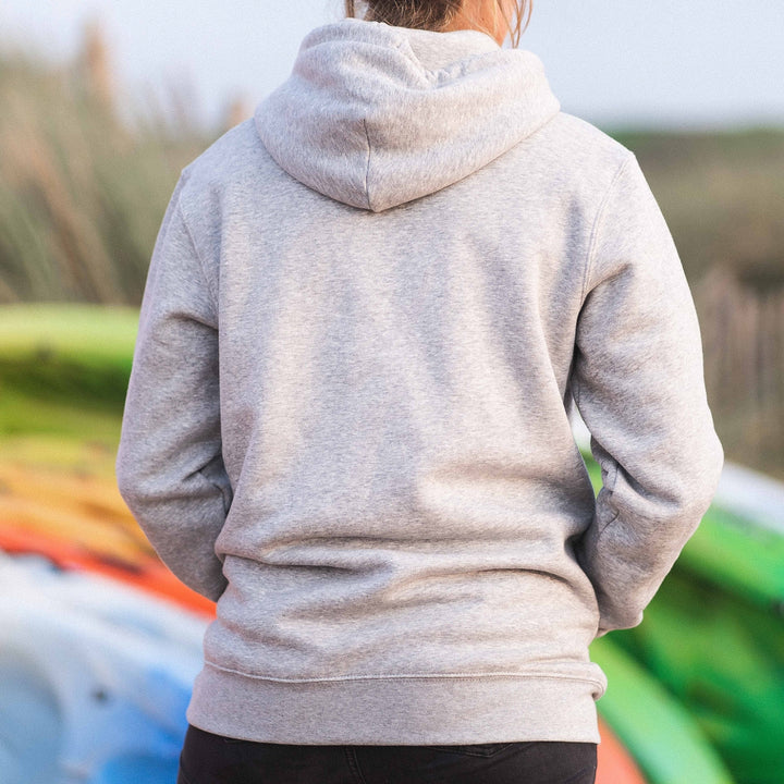 Grey Yukon Hooded Jumper by Dewerstone - The Eco Boutique 