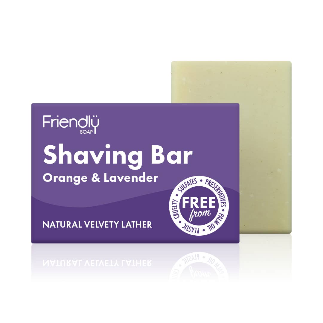 Natural Orange & Lavender Shaving Bar