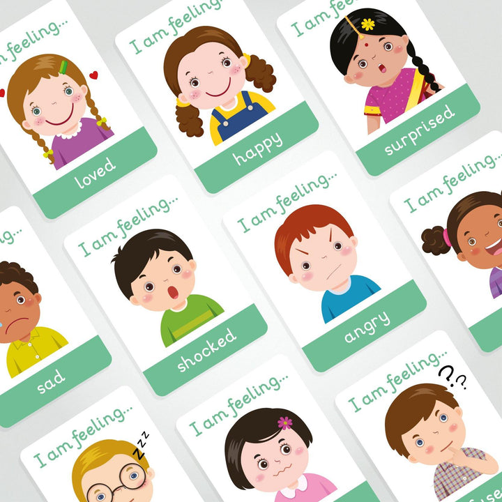 Baby & Toddler Emotions and daily activities flashcards My Little Learner
