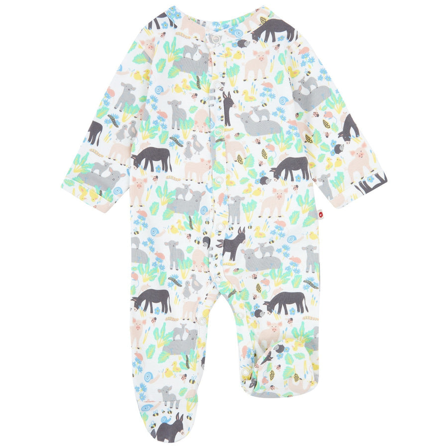 Baby & Toddler Footed Sleepsuit - Country Friends Piccalilly