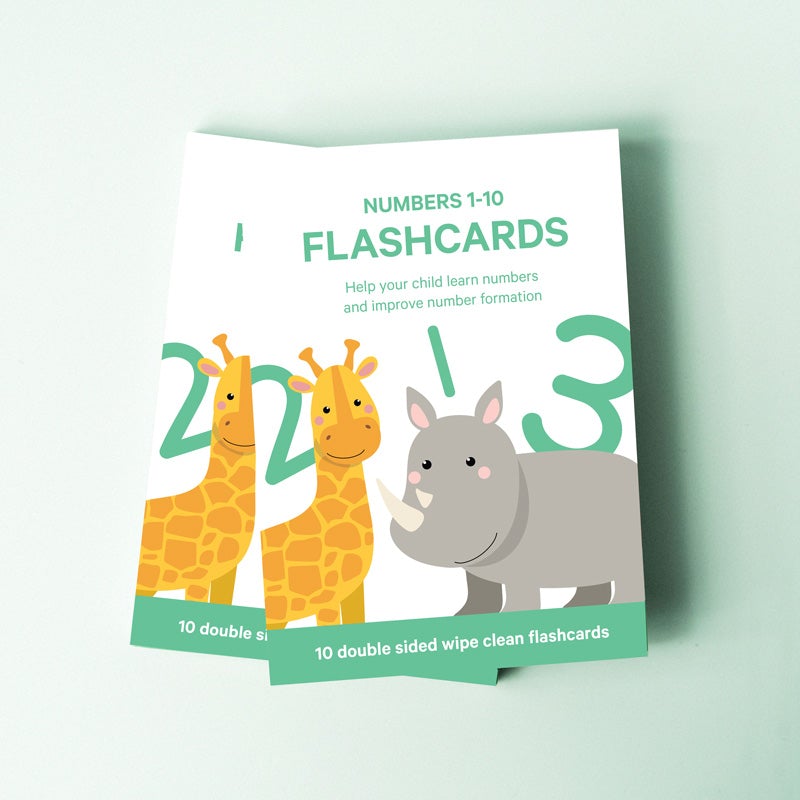 Baby & Toddler Numbers (1-10) flashcards Little Learner