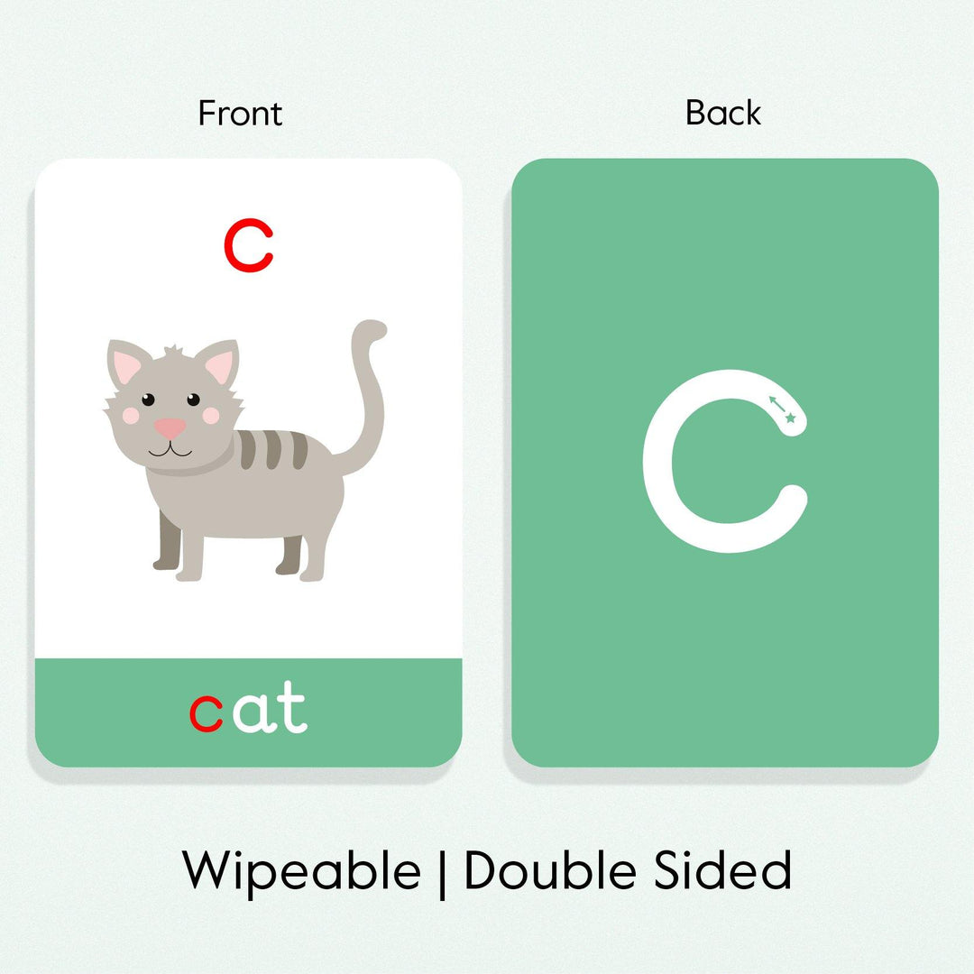 Baby & Toddler Phase 2 phonics flashcards My Little Learner