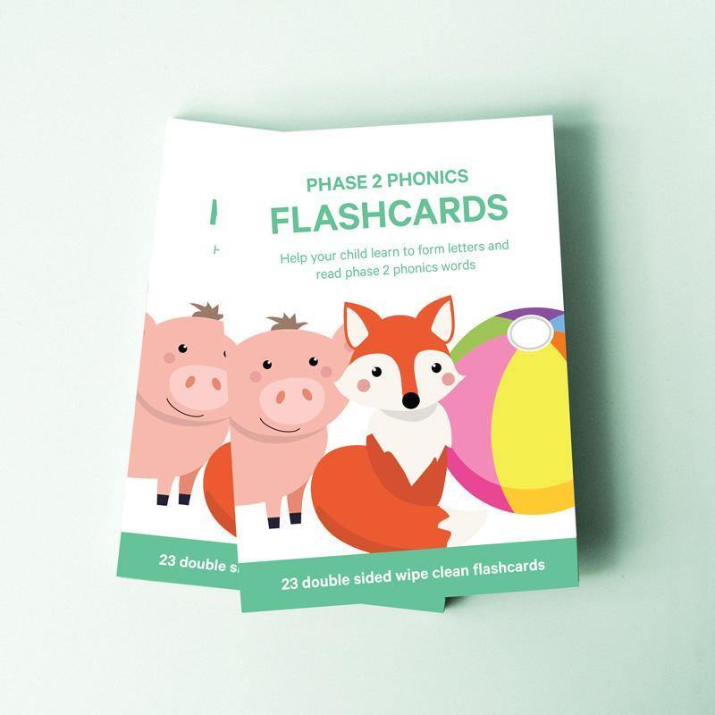 Baby & Toddler Phase 2 phonics flashcards My Little Learner