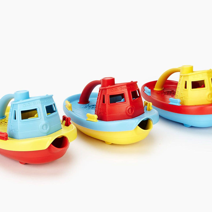 Bath Toys Tug Boat by Green Toys (Blue/Red/Yellow) Green Toys
