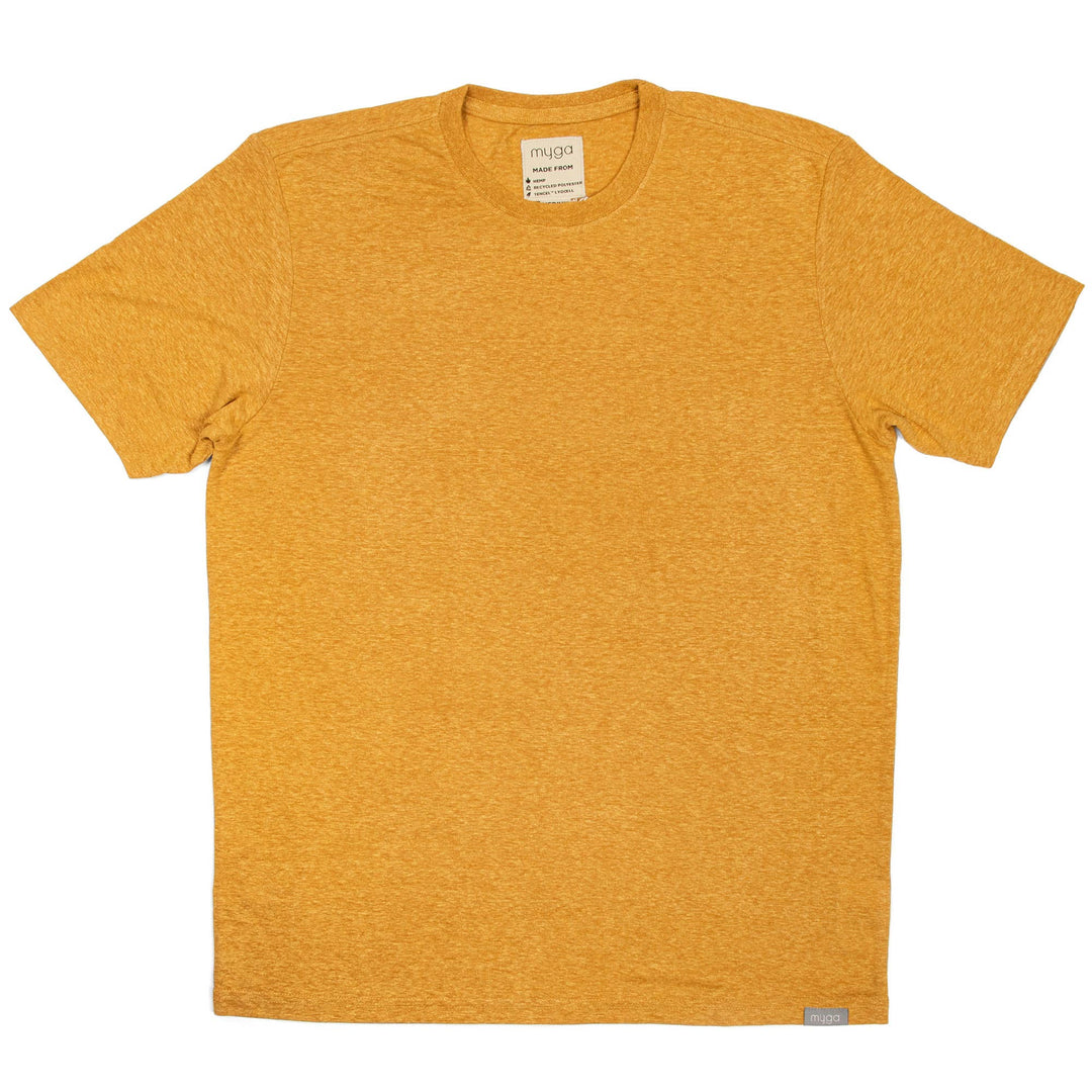 Unisex Hemp T shirt - Toffee heather