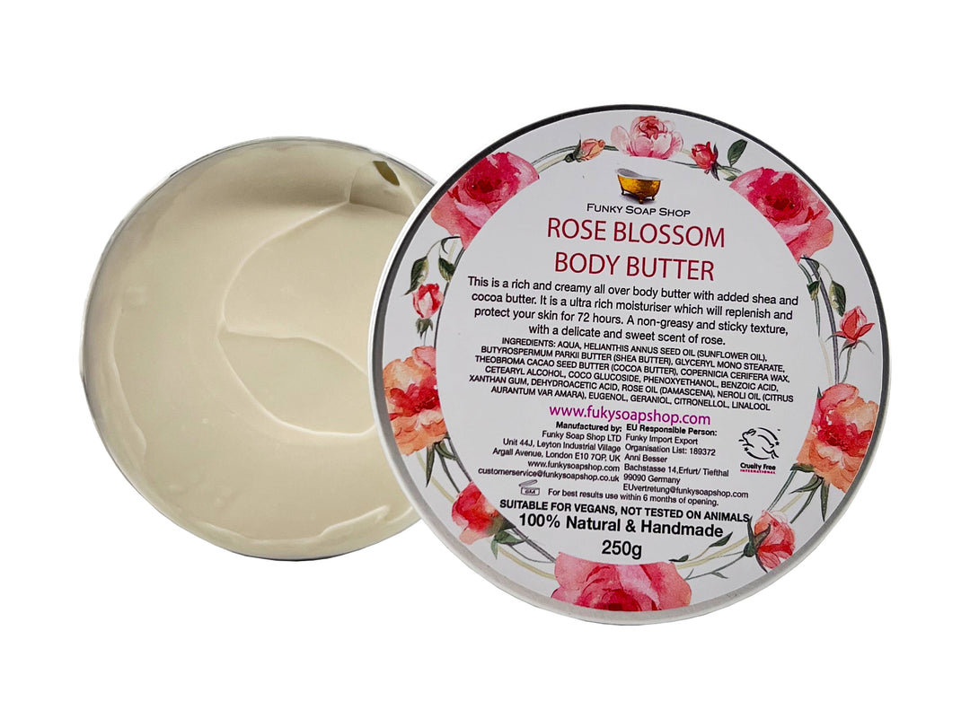Rose Blossom Rich Body Butter, Aluminium 100mg